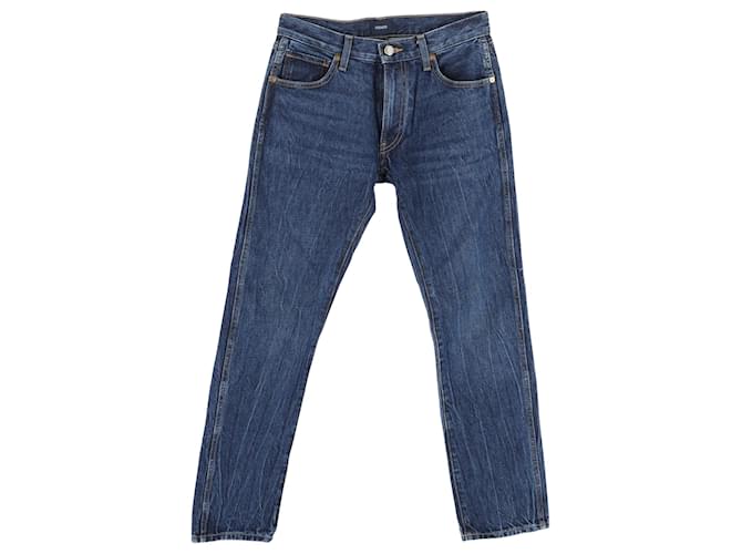 Jeans denim slim fit Khaite in cotone blu