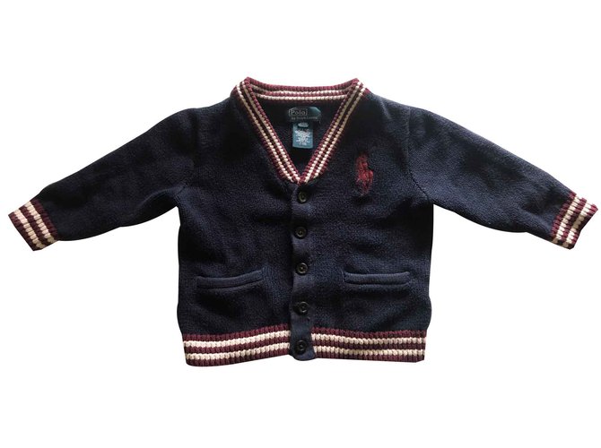 Polo Ralph Lauren Logo Gilet RALPH LAUREN Blu navy