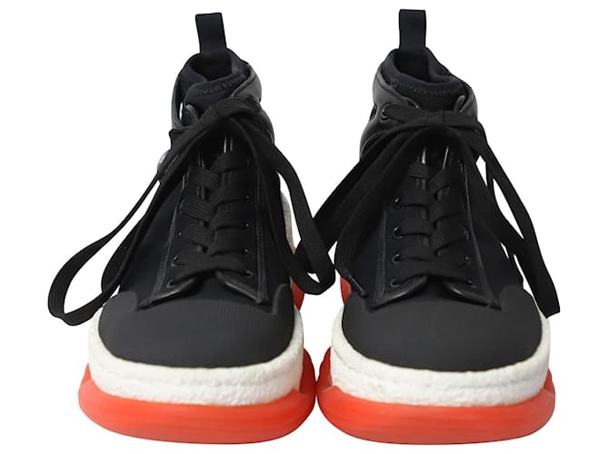 Scarpe da ginnastica a rete spessa Alexander Wang in cotone nero