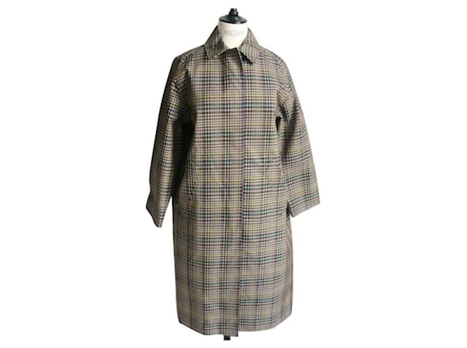 SOEUR Nuovo cappotto tartan con etichetta T34 Multicolore
