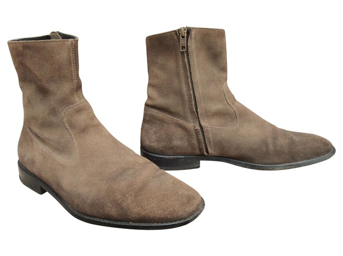 stivali in pelle scamosciata Zadig & Voltaire p 41 Marrone