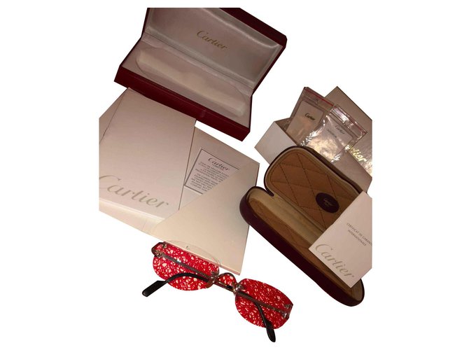 OCCHIALI DA SOLE DA UOMO CARTIER Argento