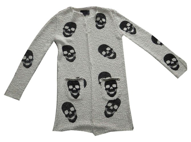 Gilet PHILIPP PLEIN Nero Bianco sporco