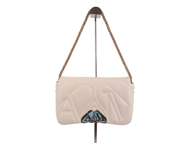 Alexander Mcqueen Borsetta in pelle Beige