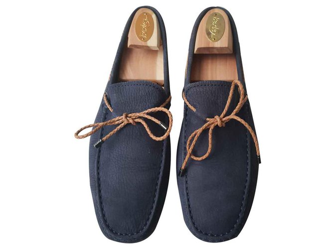 Mocassino TOD'S City in pelle di velluto Blu