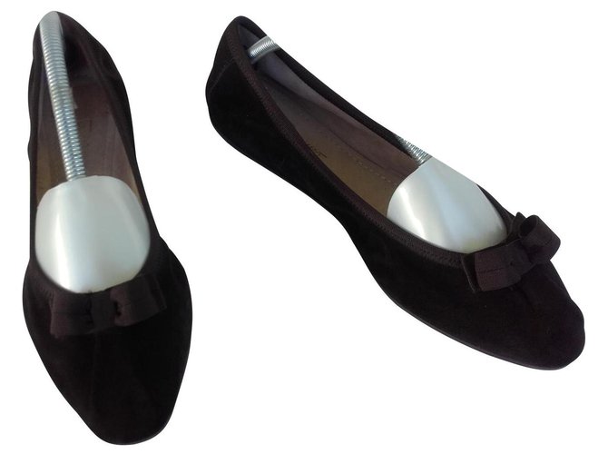 Salvatore Ferragamo My Joy Ballerinas Marrone scuro