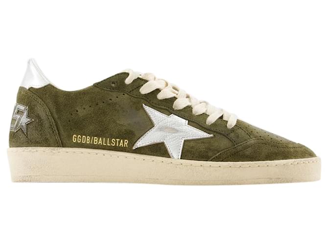 Scarpe da ginnastica Ball Star - Golden Goose Deluxe Brand - Pelle - Cachi Verde