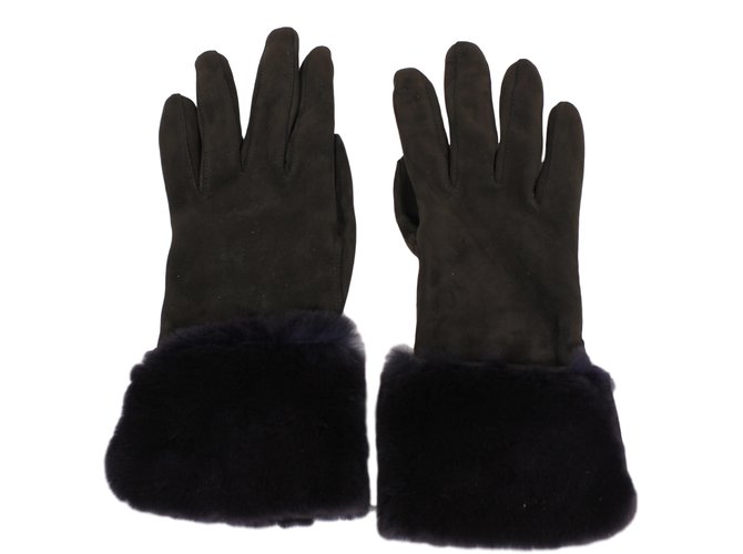 Revillon Guanti Marrone