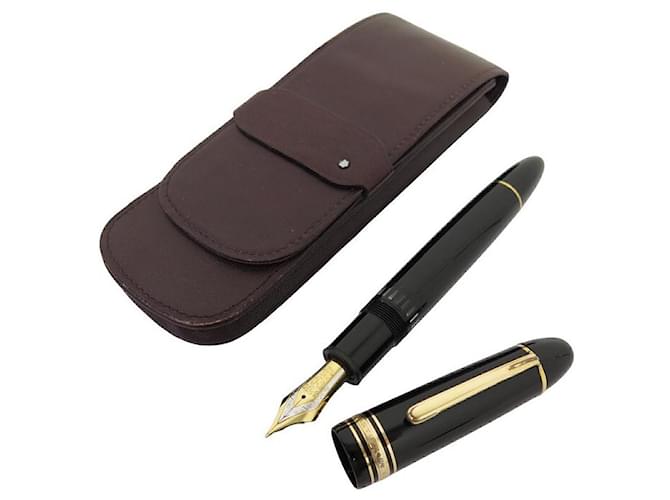 PENNA MONTBLANC MEISTERSTUCK PIUMA VINTAGE 149 MB132113 PISTONE + PORTAPENNE Nero