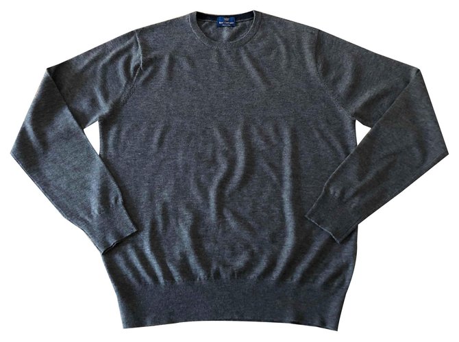Autre Marque Maglione in elastico grigio scuro Cashmere. 52 Grigio antracite