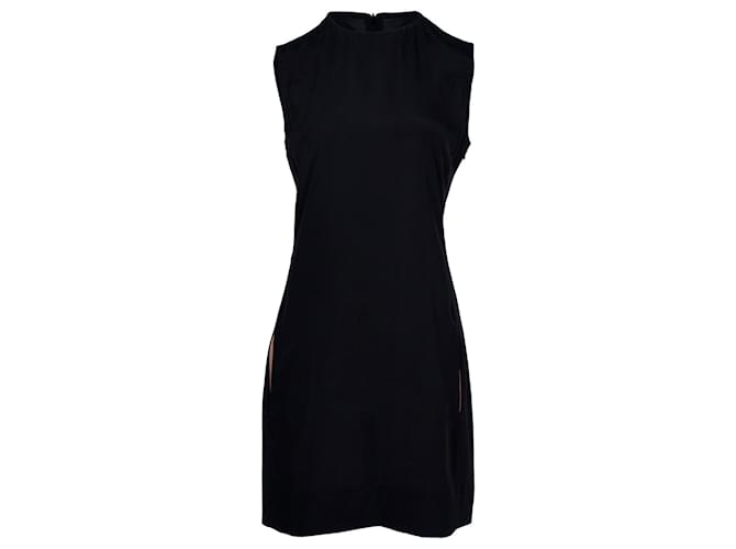 Céline Abito smanicato Celine in seta nera Nero