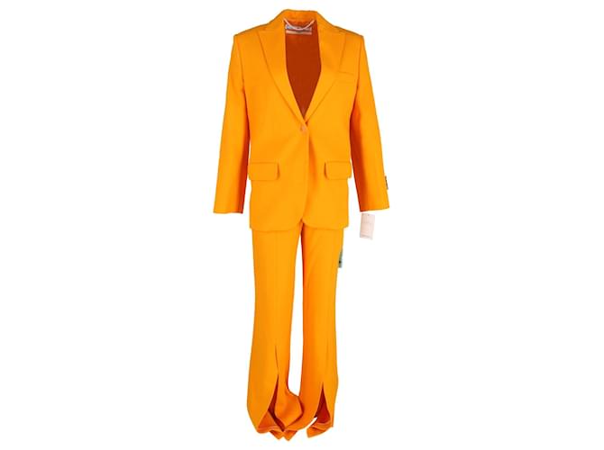 Off White Completo Off-White in viscosa arancione