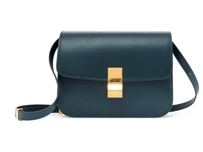 Céline SCATOLA CLASSICA AMAZONE NOVITÀ D'oro Verde