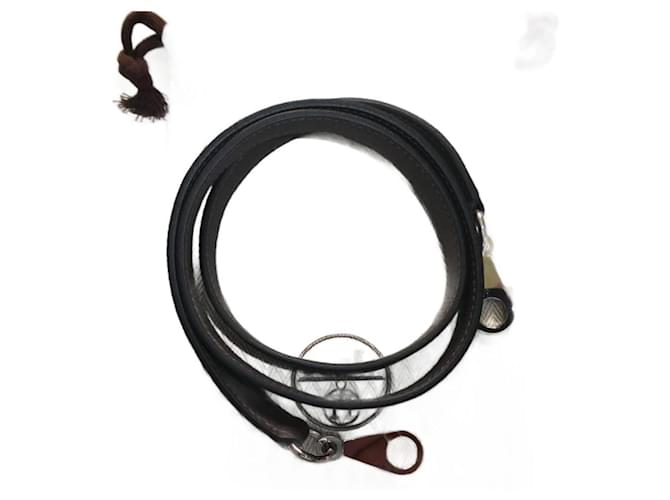 Tracolla Hermès per borsa Hermès Kelly in pelle, nuova mai usata. Verde