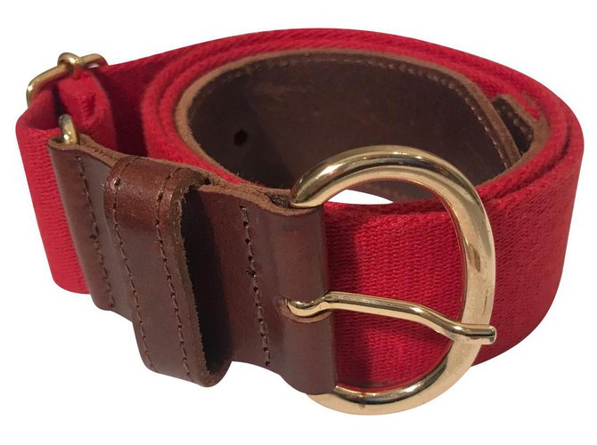 Massimo Dutti cinture Marrone Rosso
