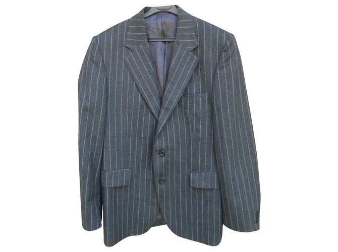 Autre Marque giacca di flanella Gieves & Hawkes nuova condizione Grigio