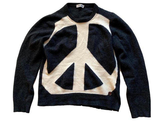 Moschino Maglioni Bianco Grigio