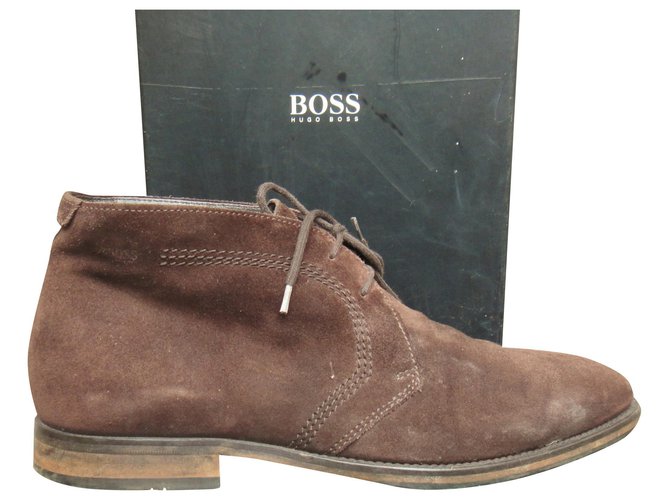 deset boot Hugo Boss Marrone scuro