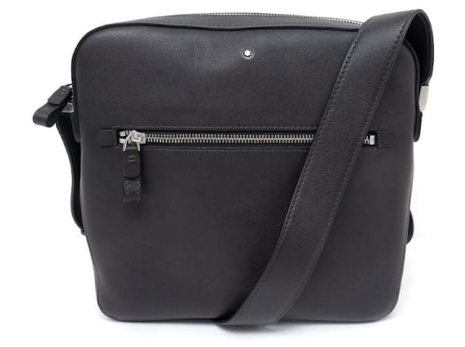 NUOVA BORSA MONTBLANC MEISTERSTUCK REPORTER 118335 BORSA IN PELLE SEMI MARRONE