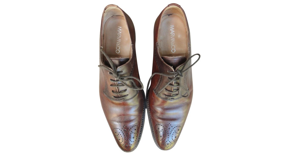 Autre Marque richelieu Marvin & Co Marrone