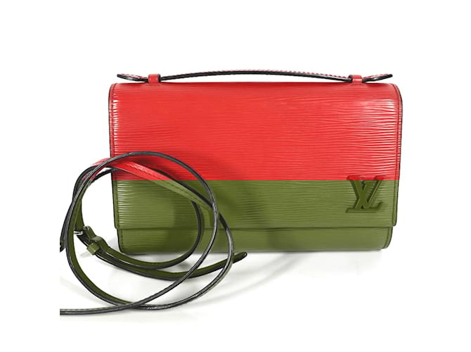 Borsa 3WAY Epi Louis Vuitton in rosso Coklico