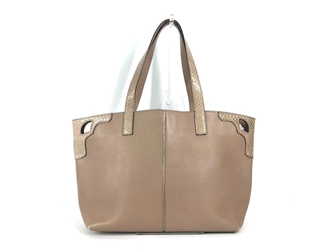 Borsa a spalla in pelle beige Cartier