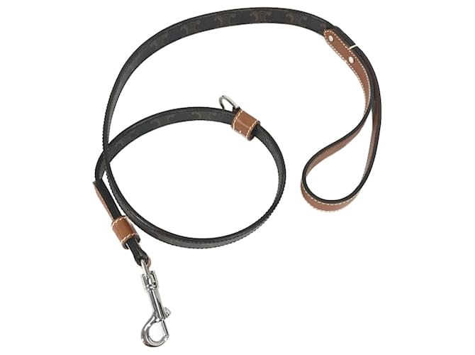 Céline Guinzaglio per cane Celine Triomphe in marrone tan