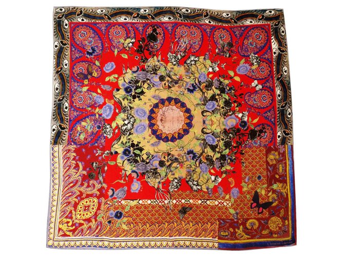 Sublime ampio quadrato di seta, Christian Lacroix