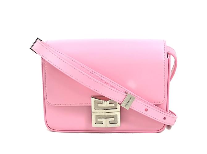 Borsa a spalla in pelle rosa Givenchy
