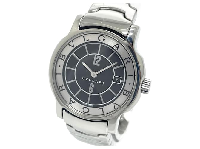 Bulgari Orologio da polso al quarzo con data Bvlgari ST29S Nero