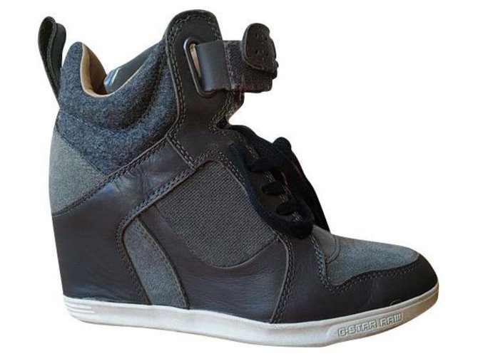 Autre Marque G-Star RAW GS62492/377 Sneakers con zeppa Yard Belle Giltedge 37 Grigio antracite