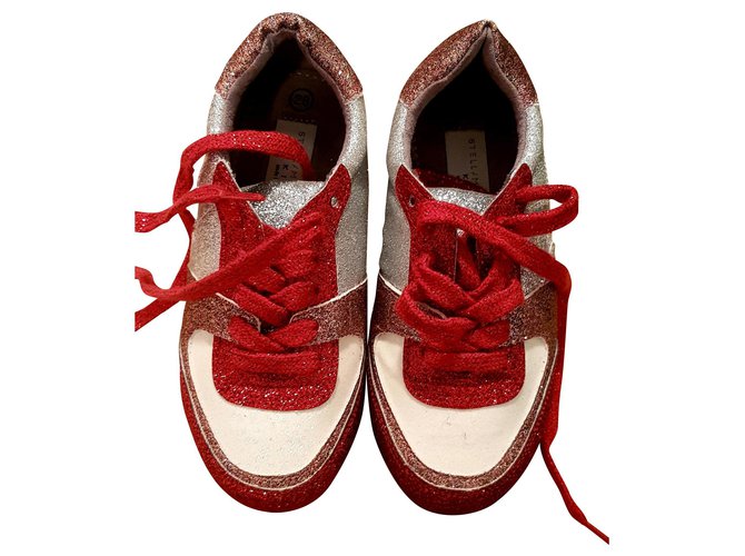 Stella Mc Cartney Scarpe da ginnastica Bianco Rosso