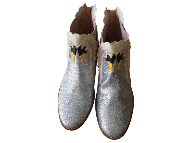 Stella Mc Cartney Stivali Argento