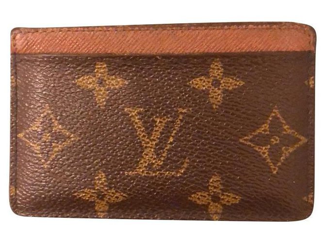 Titolare della carta Louis Vuitton Marrone