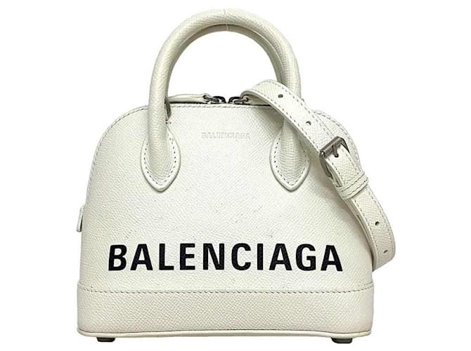 Everyday Borsa Balenciaga 2way Ville Small XXS Nero Bianco
