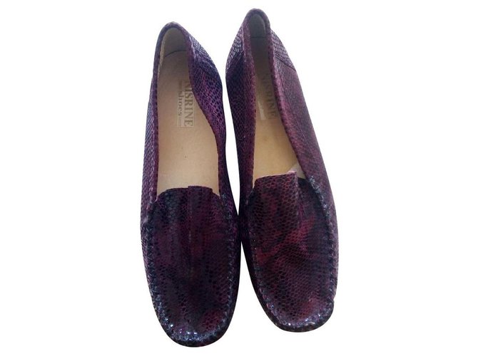 Autre Marque mocassini bordeaux da donna Bordò