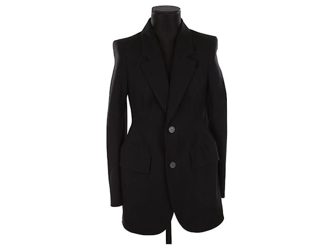 Balenciaga Blazer di lana Nero