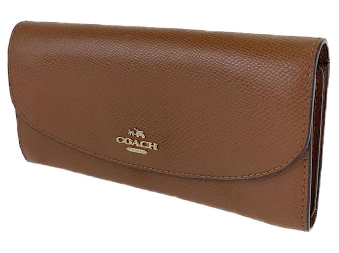Portafoglio lungo in pelle Coach 304883 Marrone
