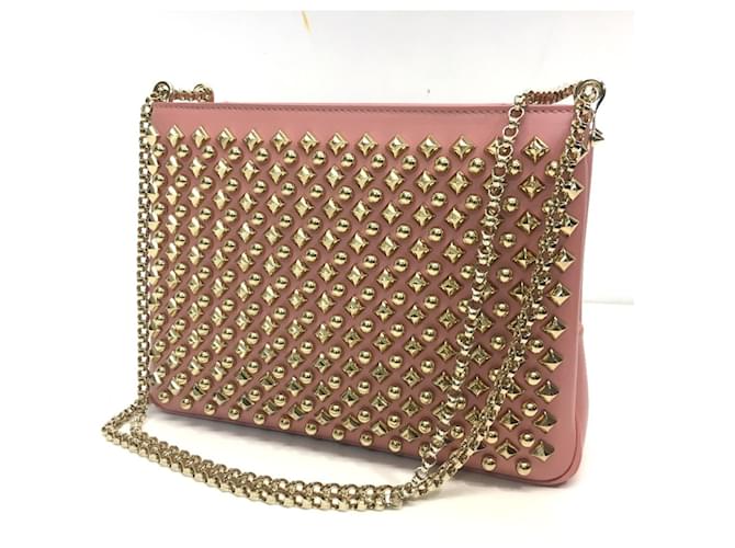Borsa Trilby Large New Studs di Christian Louboutin Rosa