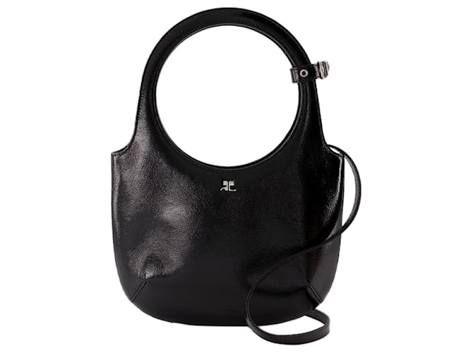 Courreges Borsa Sacra - Courrèges - Pelle - Nera Nero