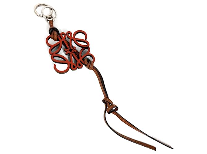 Portachiavi in pelle Loewe arancione