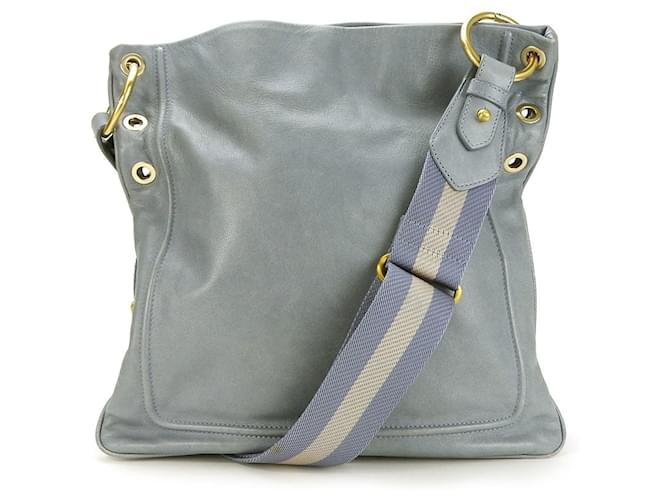 Borsa a spalla in pelle azzurro chiaro BALLY Blu chiaro