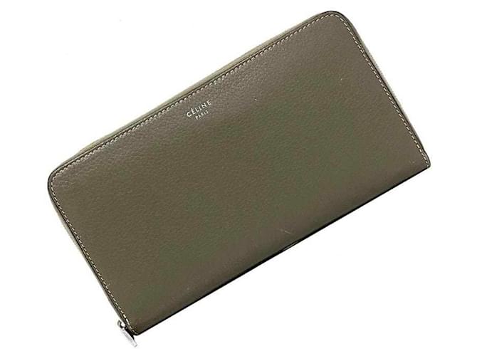Céline Portafoglio bi-fold Celine in grigio beige
