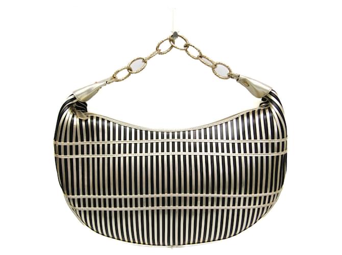 Borsa a spalla in pelle donna Valentino Garavani Nero D'oro