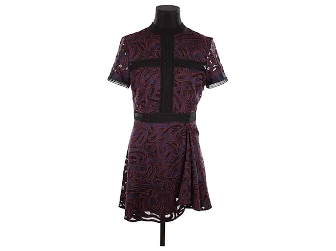 Self portrait Vestito viola Porpora