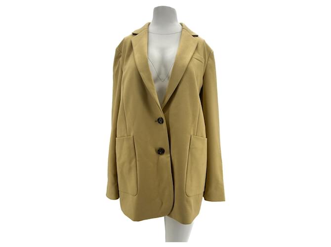 Giubbotti Tommy Hilfiger T.FR 36 Poliestere Beige