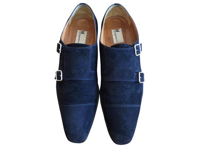 SCARPE CON CINTURINO MONES MORESCHI Blu navy