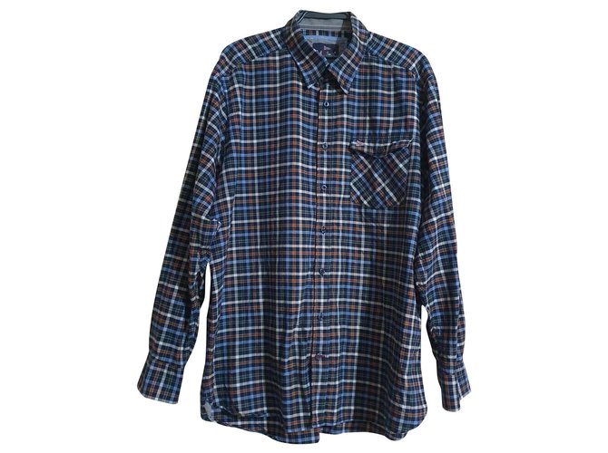 Paul Smith Camicie Blu Multicolore Verde Arancione