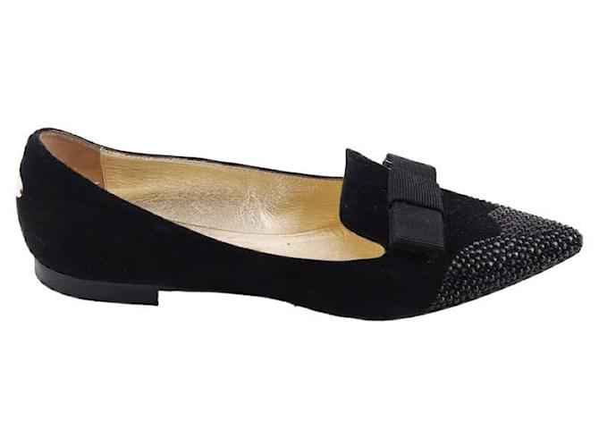 Jimmy Choo Ballerine in velluto Nero
