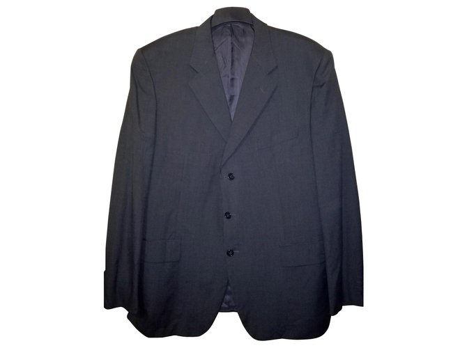 Giacca / blazer CORNELIANI Linea Sartoria in lana e seta grigio, taglia 58 Grigio antracite